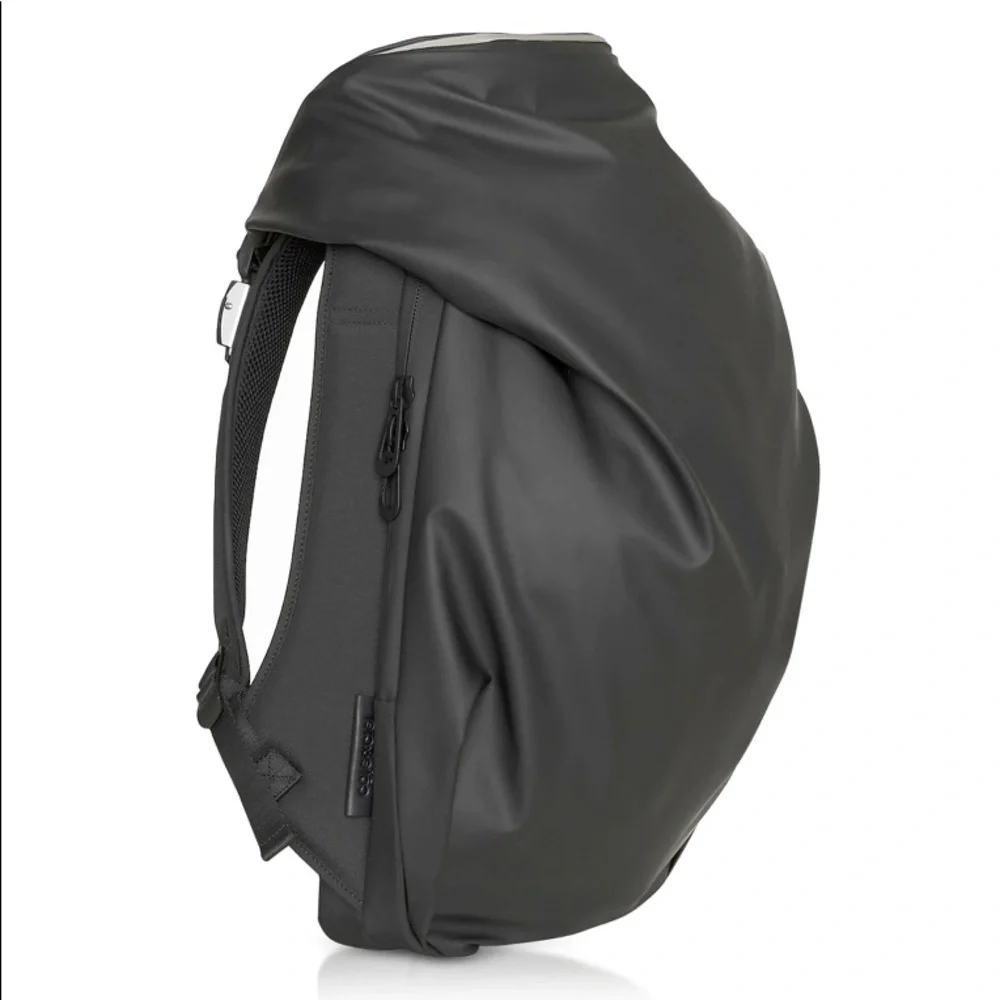 Black Côte et Ciel Nile Backpack, Minimalist Modern Design